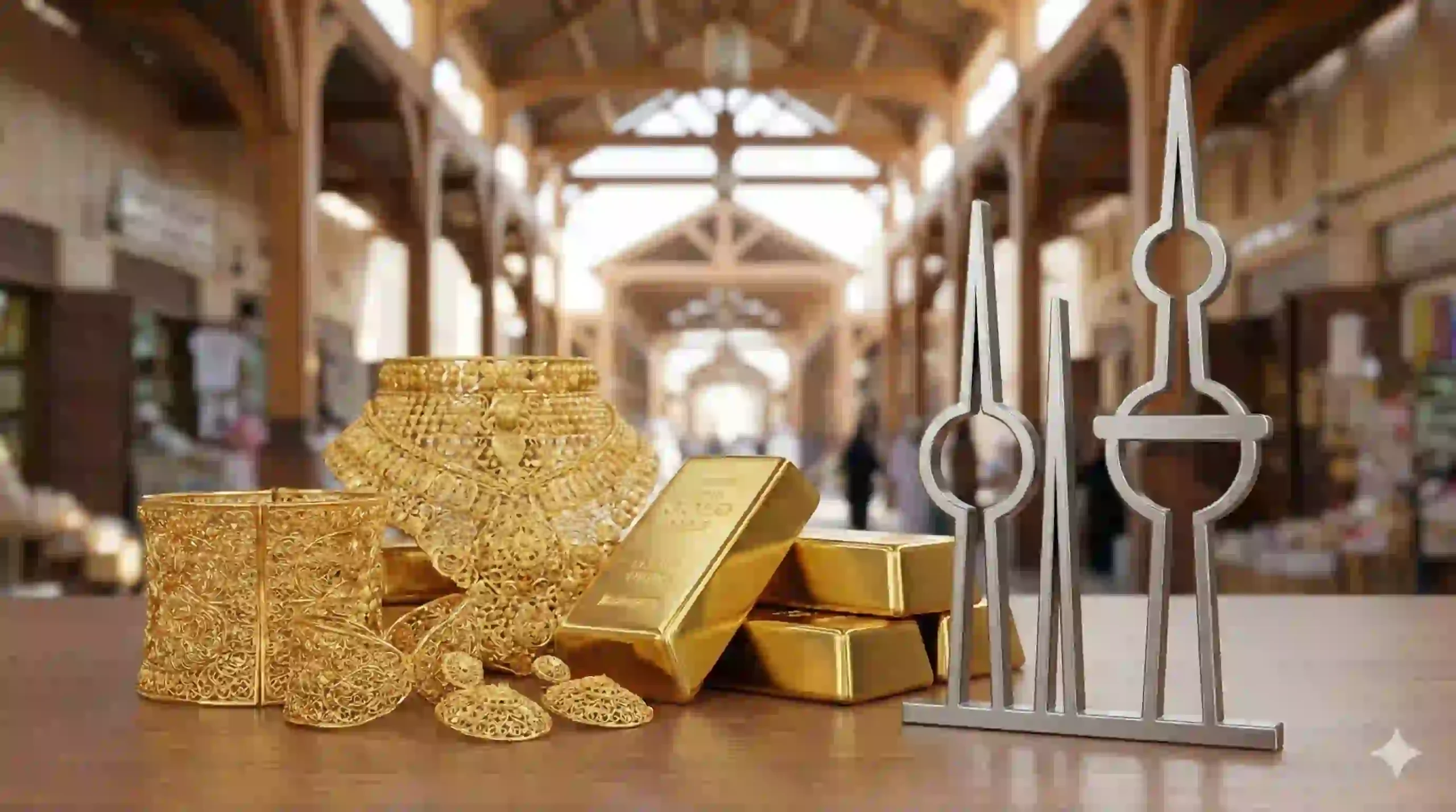 Comparison of Gold VAT rates: Kuwait vs Saudi Arabia and UAE.