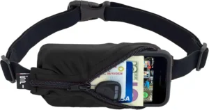 SPIbelt Original bounce-free running belt and expandable waist pack for holding large smartphones during workouts