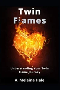 Cover of the book Twin Flames Understanding Your Twin Flame Journey, a spiritual self-help guide for navigating reincarnation, soul connections, and relationship healing.